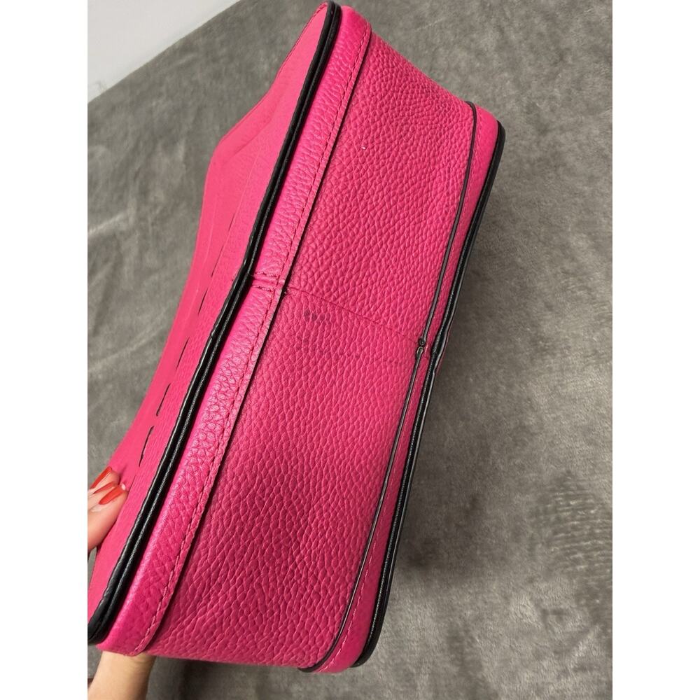 Marc Jacobs The Box 20 Diva Pink Leather Crossbody Top Handle Bag - Picture 12 of 15